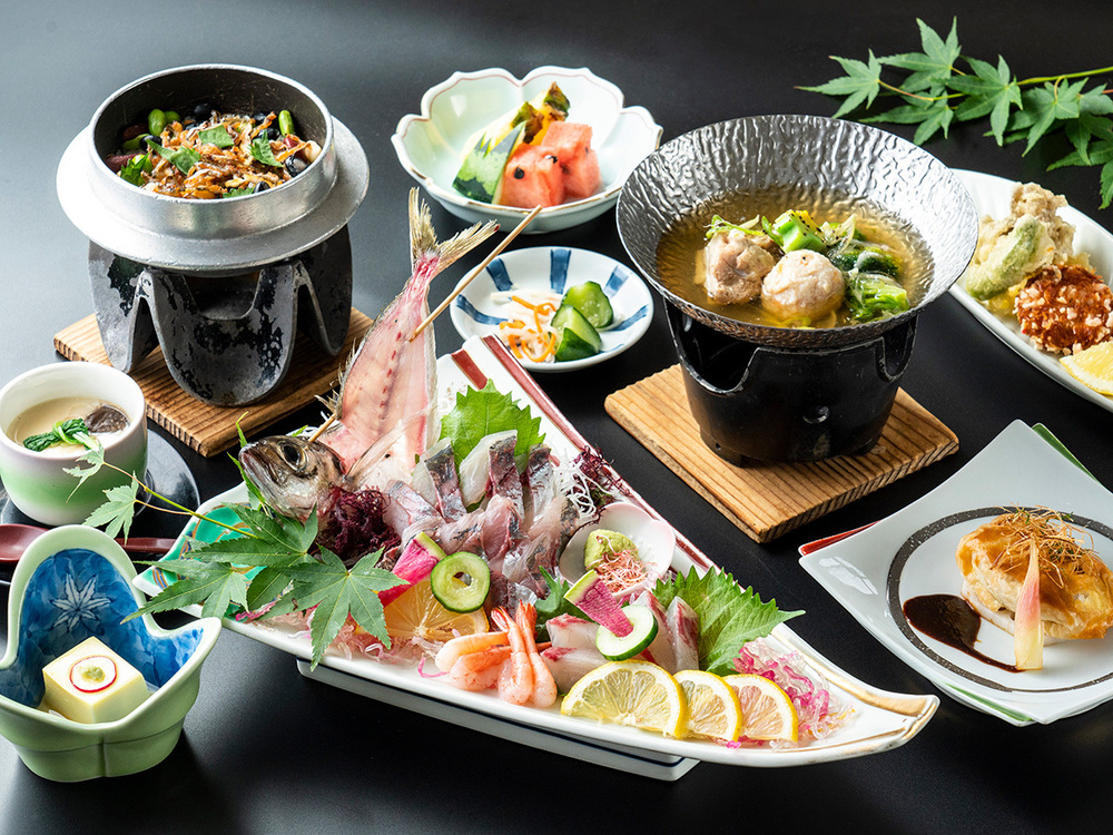 【リーズナブルに！】漁港直送！鯵の姿造りを味わう！彩り会席