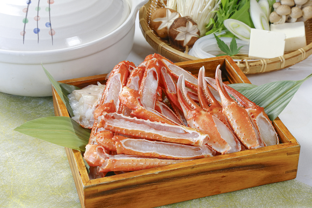 【春の香住ガニ】選べるランチプラン「香住ガニの　かにすき鍋」