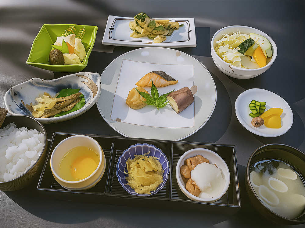 海をながめて、温泉につかる朝ごはん付き旅