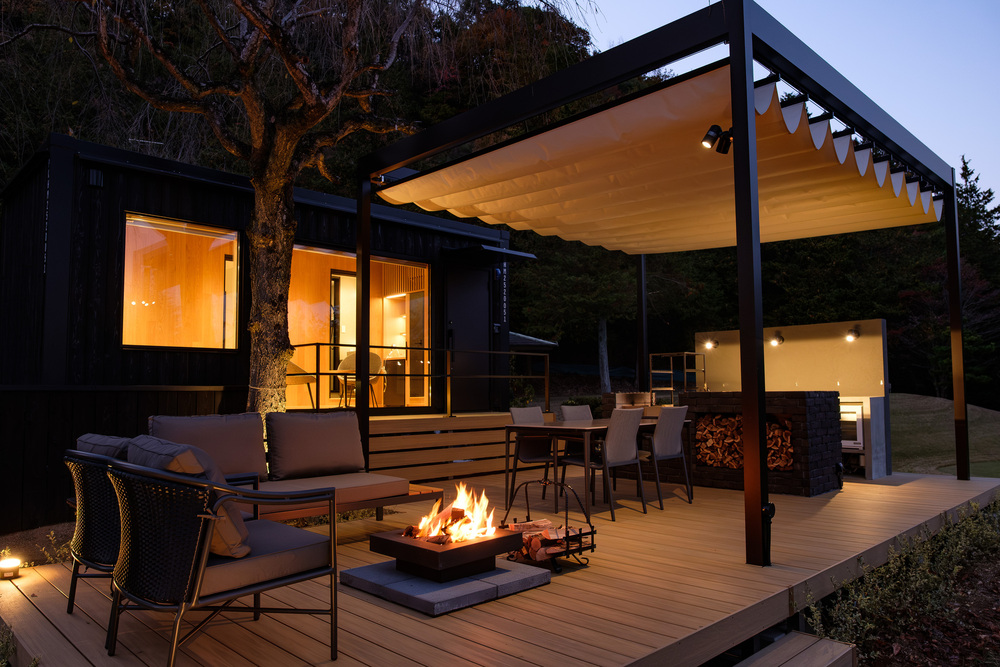 【リクエスト予約】専属シェフ付薪火料理ディナーコース　貸し切りプラン　1日1組限定/朝食夕食付