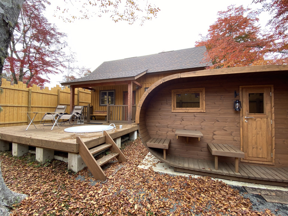 プライベートコテージで過ごす日帰り貸切サウナジャグジープラン