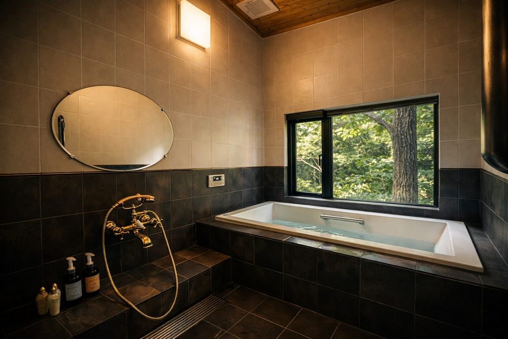 【別邸 ～五感～ 通常プラン】絶景風呂&アイランドキッチン　お好きな食材を持込みBBQ、鍋などをお楽しみ下さい