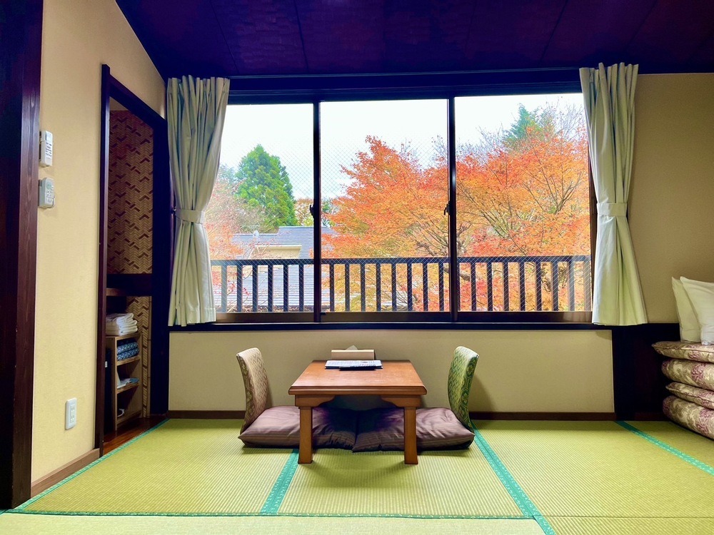 Garden view Japanese style room with shower