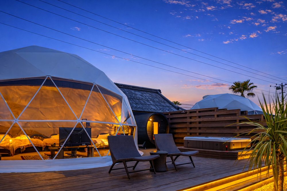 5/6まで【４ベッド】■プレミアムドーム■プライベートサウナ＆ジャグジー付き